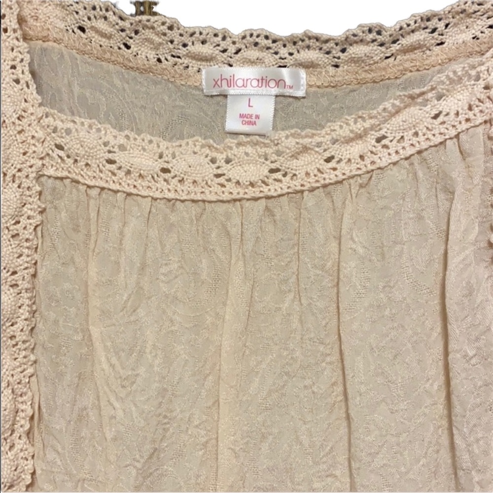 XHILARATION Ruffle Crop Tank top - Picture 6 of 8
